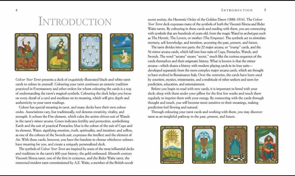 Cico Books Colour Your Tarot Kortos
