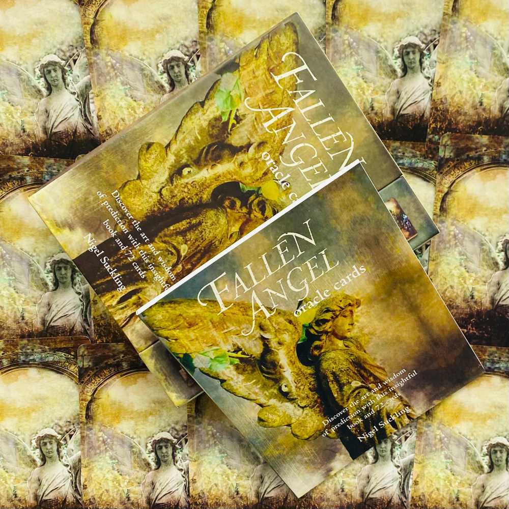 KNYGA Cico Books Fallen Angel Oracle kortų ir knygos rinkinys