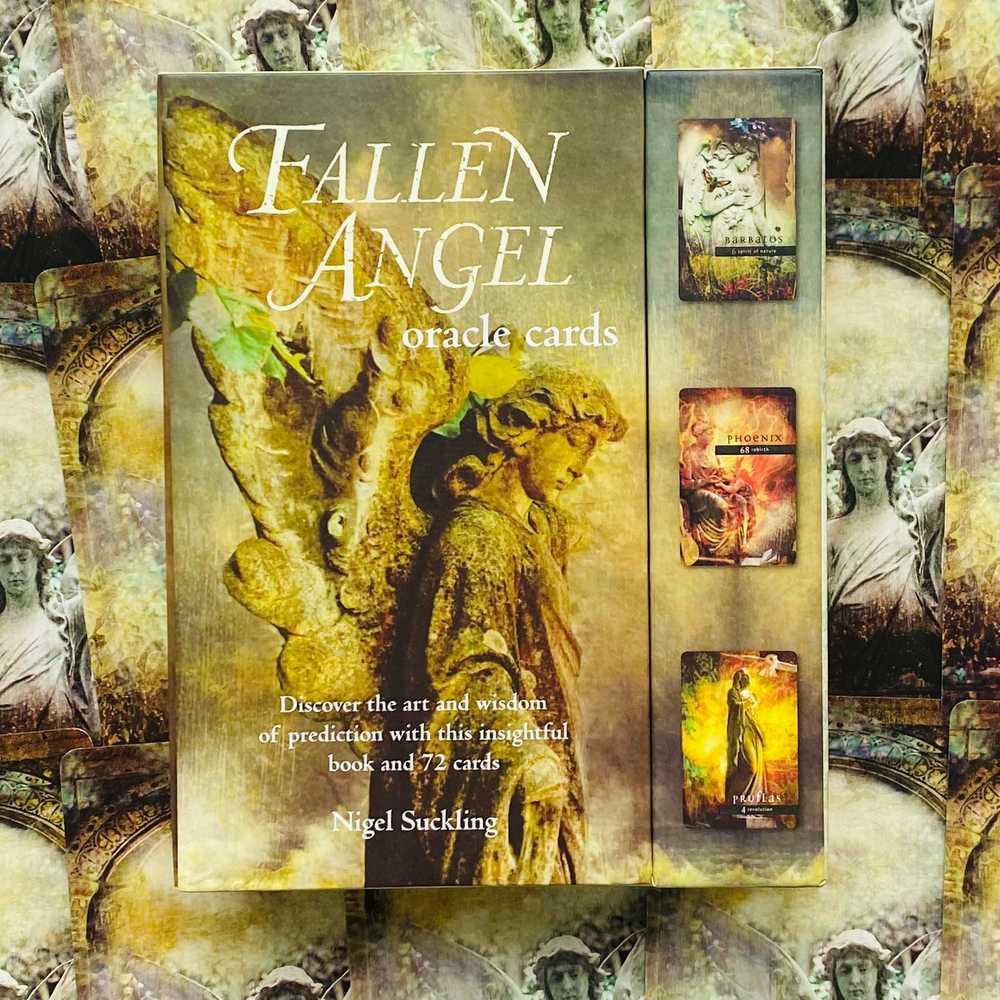 KNYGA Cico Books Fallen Angel Oracle kortų ir knygos rinkinys