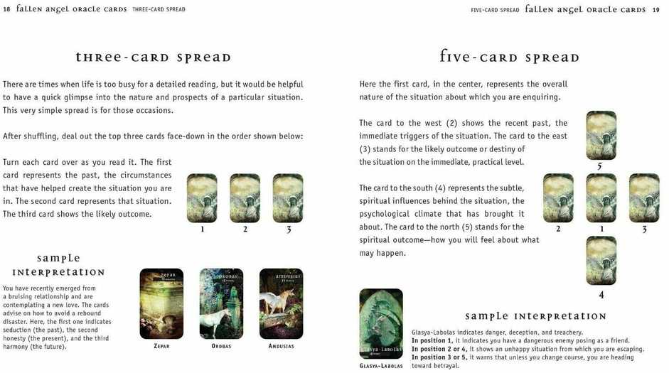 KNYGA Cico Books Fallen Angel Oracle kortų ir knygos rinkinys