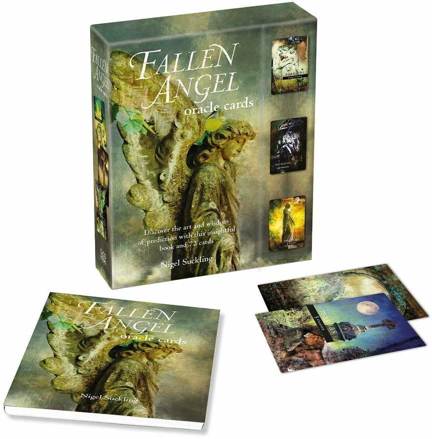 KNYGA Cico Books Fallen Angel Oracle kortų ir knygos rinkinys