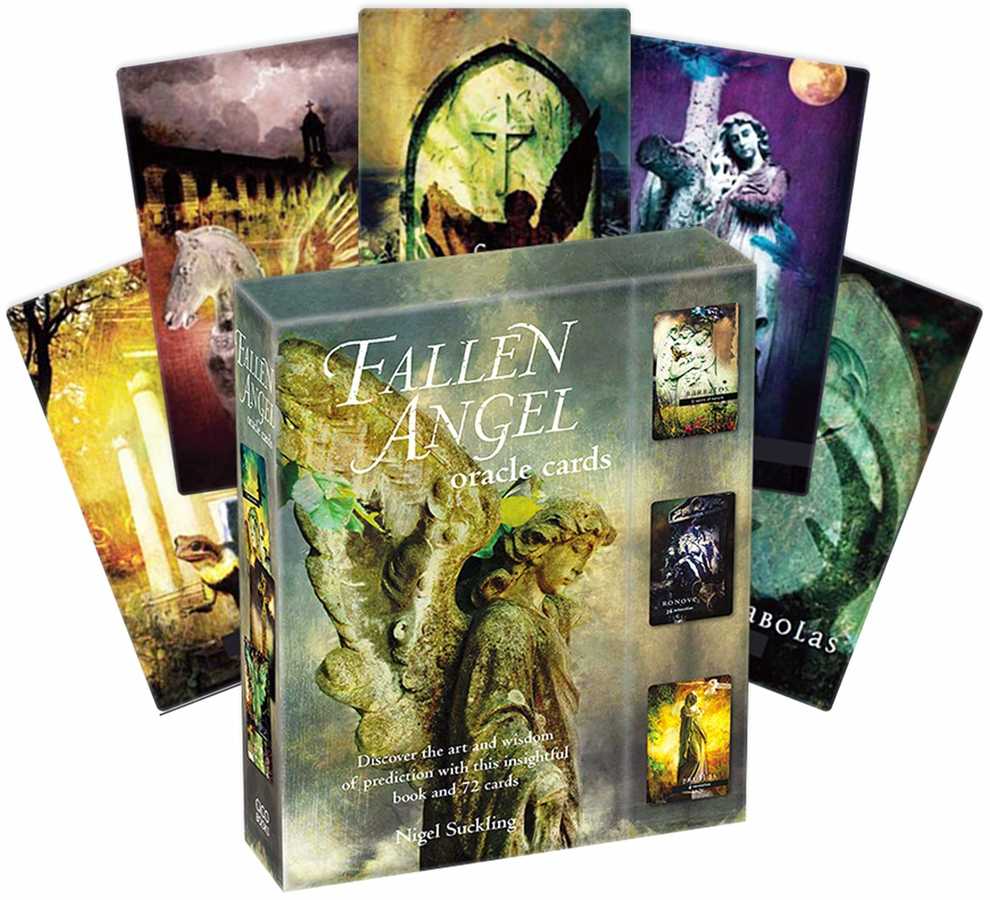 KNYGA Cico Books Fallen Angel Oracle kortų ir knygos rinkinys