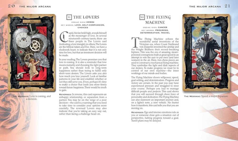 Cico Books Gothic Steampunk taro kortos su knyga – 78 kortų rinkinys