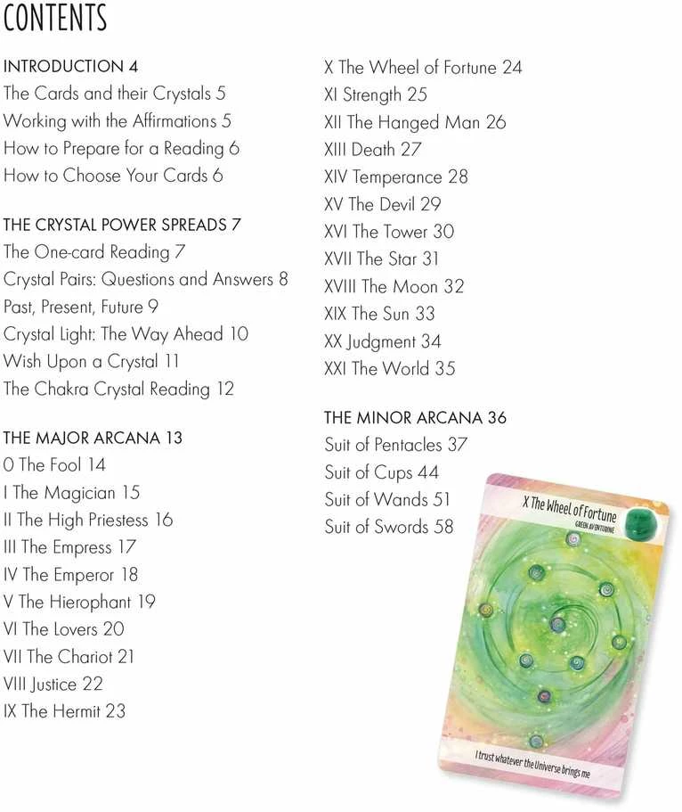 Cico Books The Crystal Power Taro Kortų Ir Knygos Rinkinys