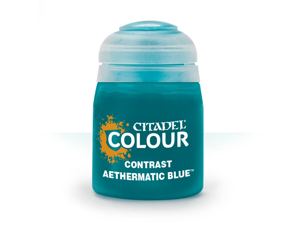 Citadel Colour Citadel Contrast Aethermatic Mėlyna akriliniai dažai 18 ml miniatiūroms