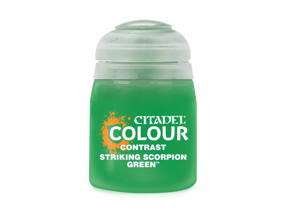 Citadel Colour Citadel Contrast Striking Scorpion Žalias akriliniai dažai, 18 ml