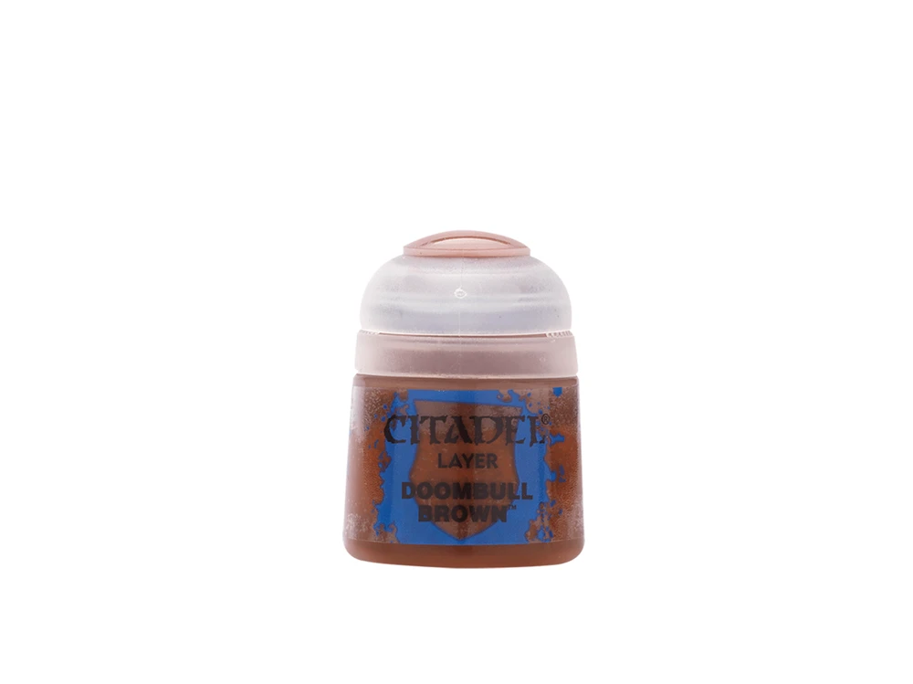 Citadel Colour Citadel Doombull Brown sluoksnių akriliniai dažai miniatiūroms, 12 ml