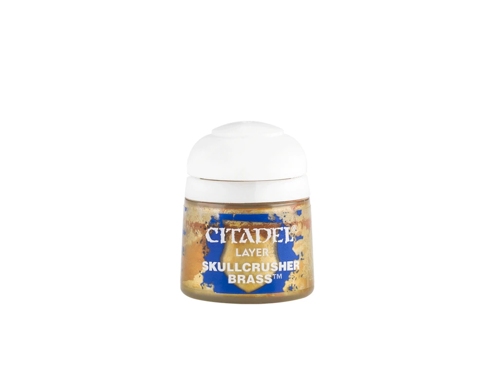 Citadel Colour Citadel Layer Skullcrusher Brass metaliniai akriliniai dažai, 12 ml (22-73)