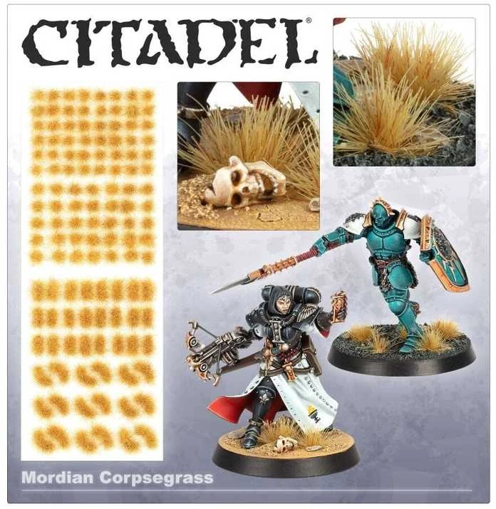Citadel Colour Citadel Mordian Corpsegrass lipnūs žolės kuokšteliai pagrindams, 125 vnt