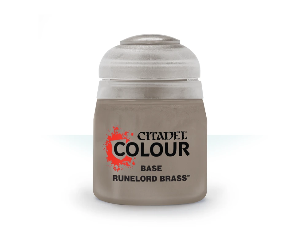 Citadel Colour Citadel Runelord Brass baziniai akriliniai dažai 12 ml