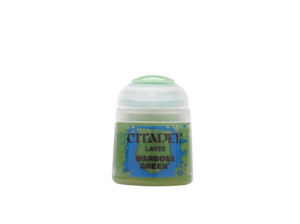 Citadel Colour Citadel Warboss Žalias sluoksniniai akriliniai dažai miniatiūroms, 12 ml