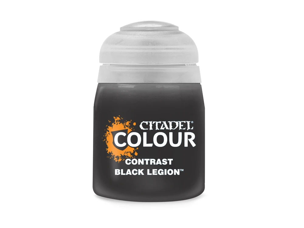 Citadel Colour Contrast Juodas Legion akriliniai dažai, 18 ml