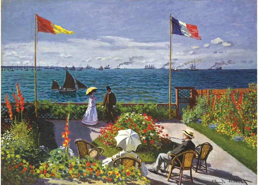 Claude Monet „Sodas prie Šv. Adresso“ dėlionė 1000 detalių, Eurographics