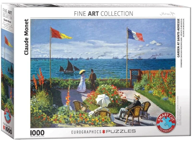 Claude Monet „Sodas prie Šv. Adresso“ dėlionė 1000 detalių, Eurographics