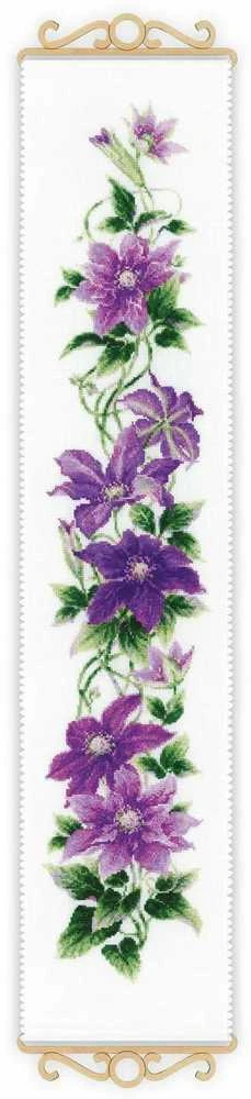 Clematis siuvinėjimo rinkinys iš RIOLIS Nr.: 1801