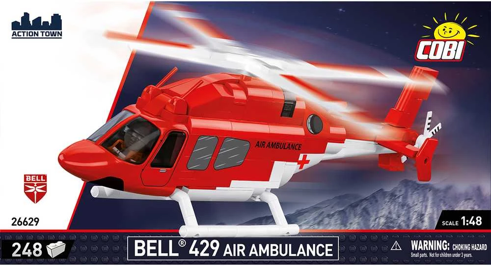 COBI Bell 429 Greitosios pagalbos sraigtasparnis, konstruktorius 1:48 248 det.