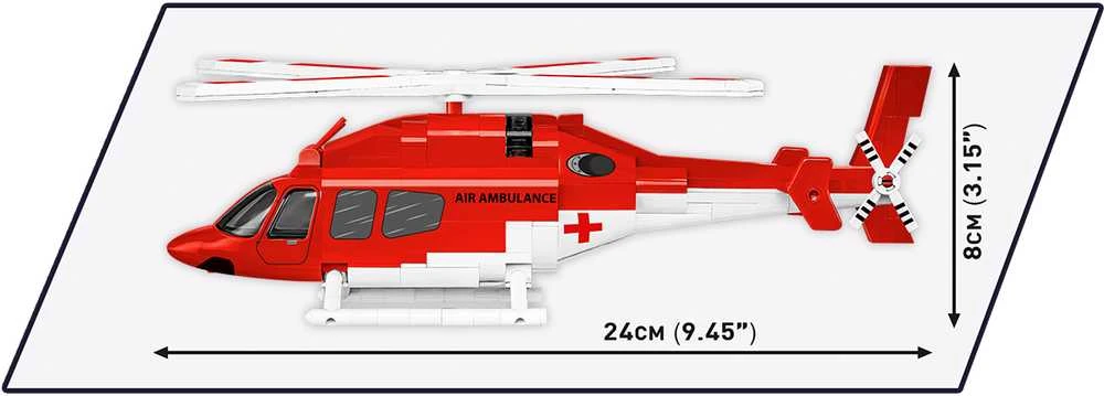 COBI Bell 429 Greitosios pagalbos sraigtasparnis, konstruktorius 1:48 248 det.