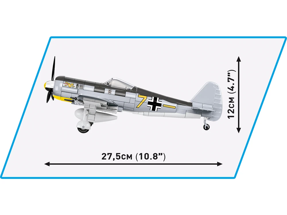 COBI Focke-Wulf FW 190 A3 konstruktorius 1:32, 382 det., 5741