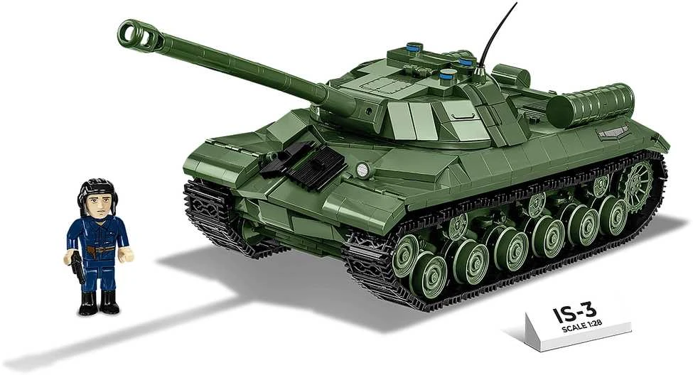 COBI IS-3 retro sunkusis tankas – konstruktorius, 1:28, 1170 det.
