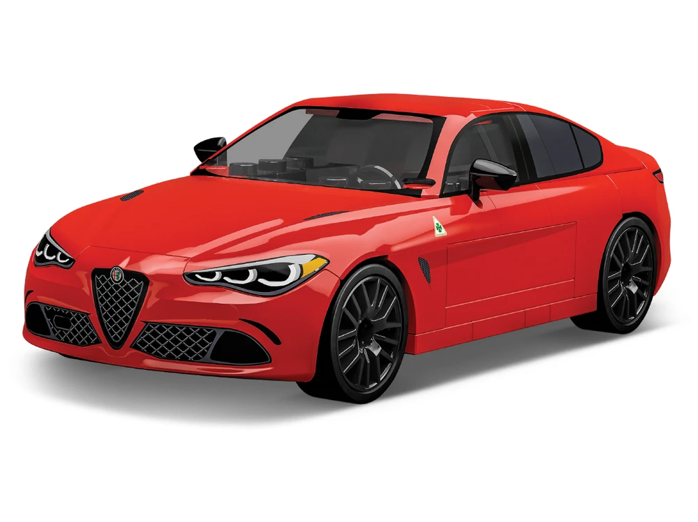 COBI konstruktorius Alfa Romeo Giulia Quadrifoglio 1:35, 90 detalių
