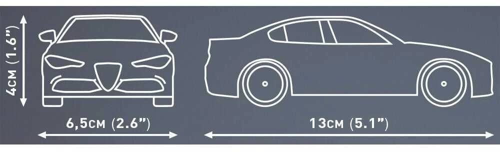 COBI konstruktorius Alfa Romeo Giulia Quadrifoglio 1:35, 90 detalių
