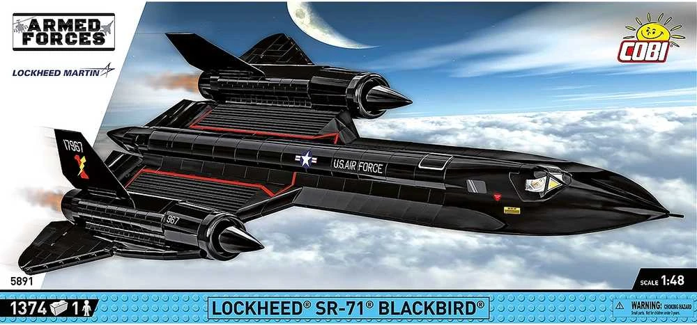 COBI konstruktorius Lockheed SR‑71 Blackbird 1:48, 1374 det., 9+, 5891