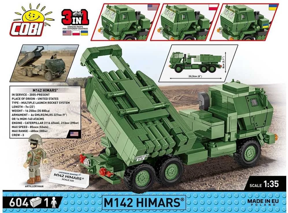 COBI 2626 ginkluotųjų pajėgų M142 HIMARS 621 blokai