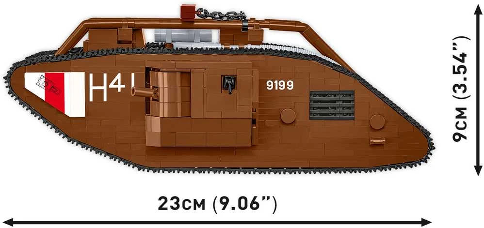 COBI Mark V „Male“ tanko konstruktorius, 1:35, 844 detalės