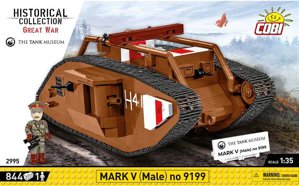 COBI Mark V „Male“ tanko konstruktorius, 1:35, 844 detalės