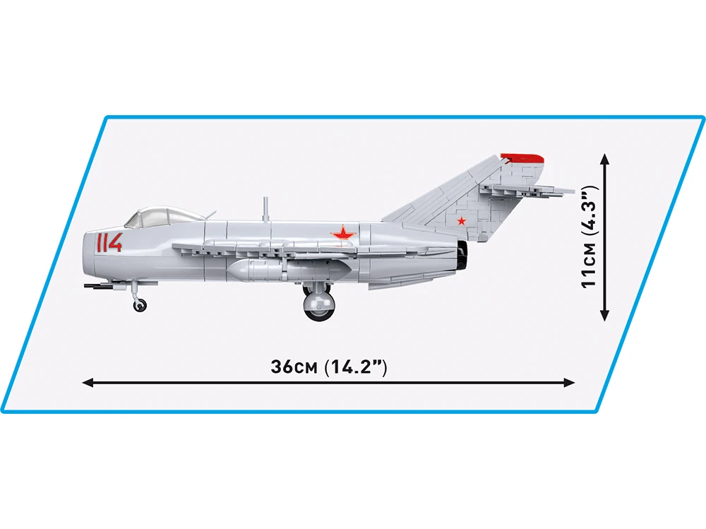COBI MiG-17 Fresco NATO konstruktorius, 1:32, 568 detalių