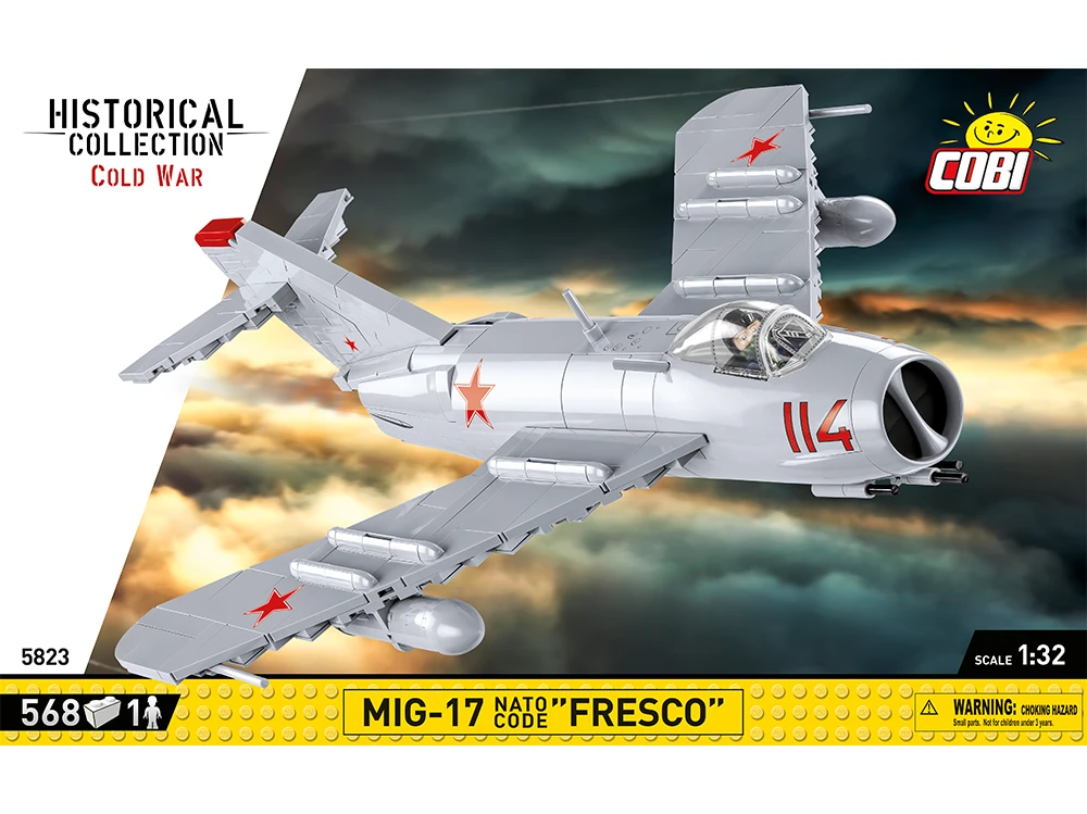 COBI MiG-17 Fresco NATO konstruktorius, 1:32, 568 detalių