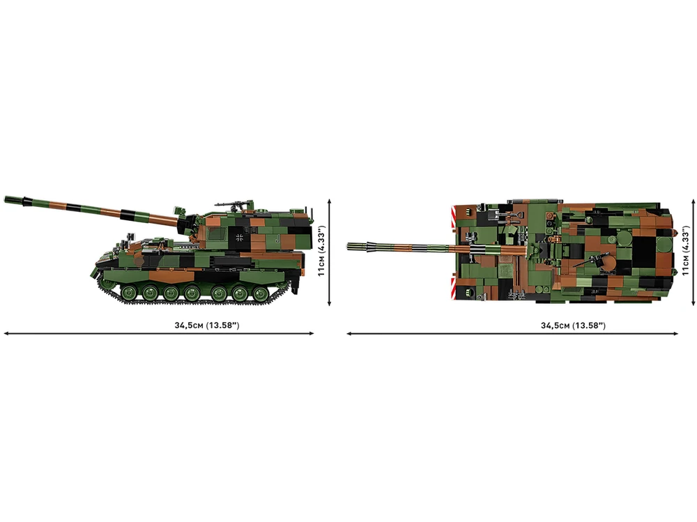 COBI Panzerhaubitze 2000 konstruktorius, 1:35, 1006 detalių