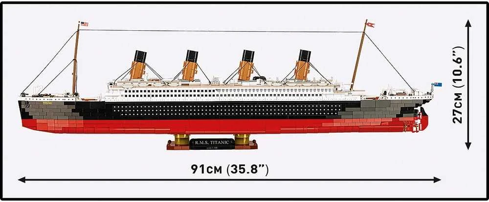 COBI RMS Titanic laivo konstruktorius 1:300, 91 cm, 9+