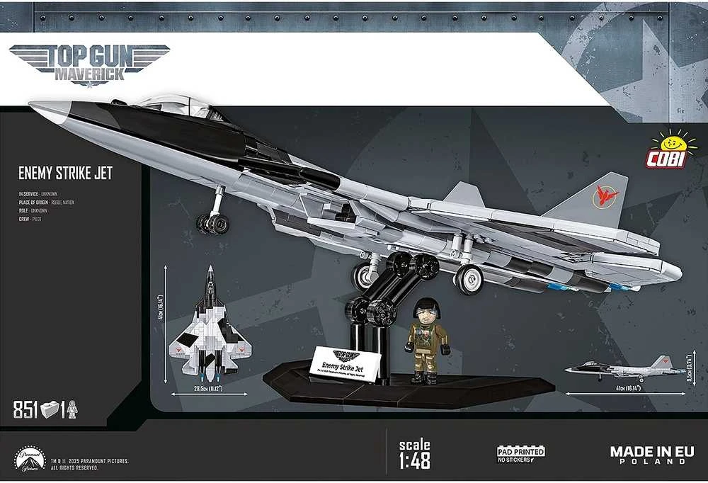 COBI SU-57 Felon reaktyvinio naikintuvo konstruktorius 1:48, 851 det., 5921