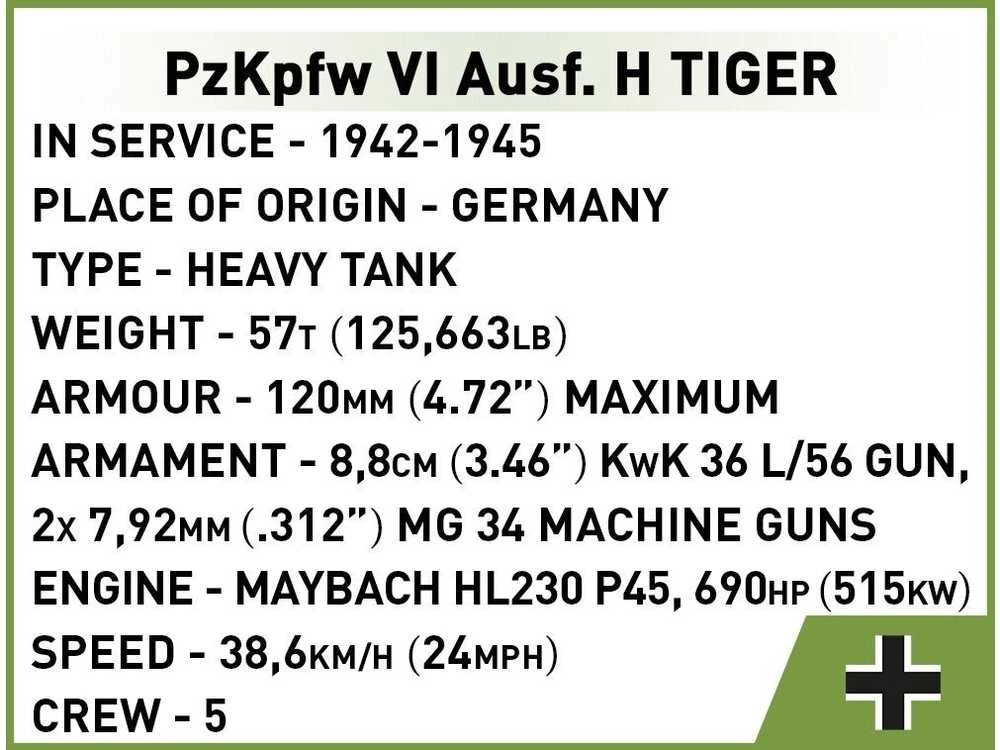 COBI - Konstruktorius PzKpfw VI Tiger 131, 1/48, 2710