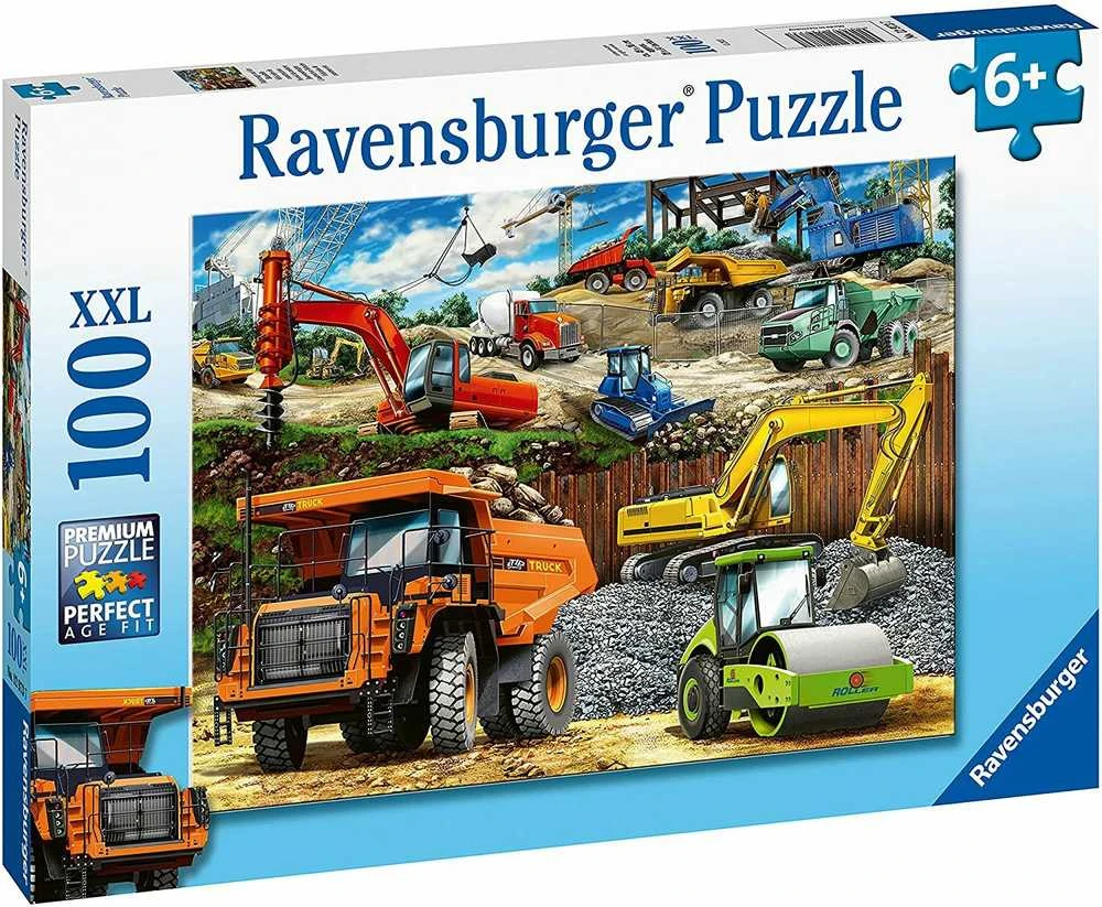 Ravensburger Dėlionė 100 vnt. - Statybinė technika