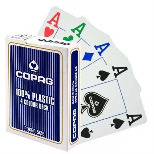 Copag 4 Colour pokerio kortos (Raudonos)