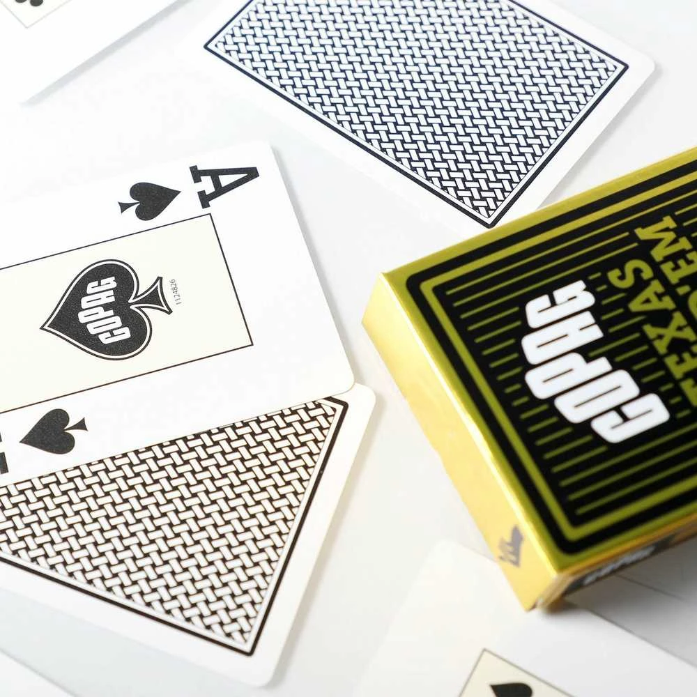 Copag Texas Holdem Pokerio Kortos (Juodos)