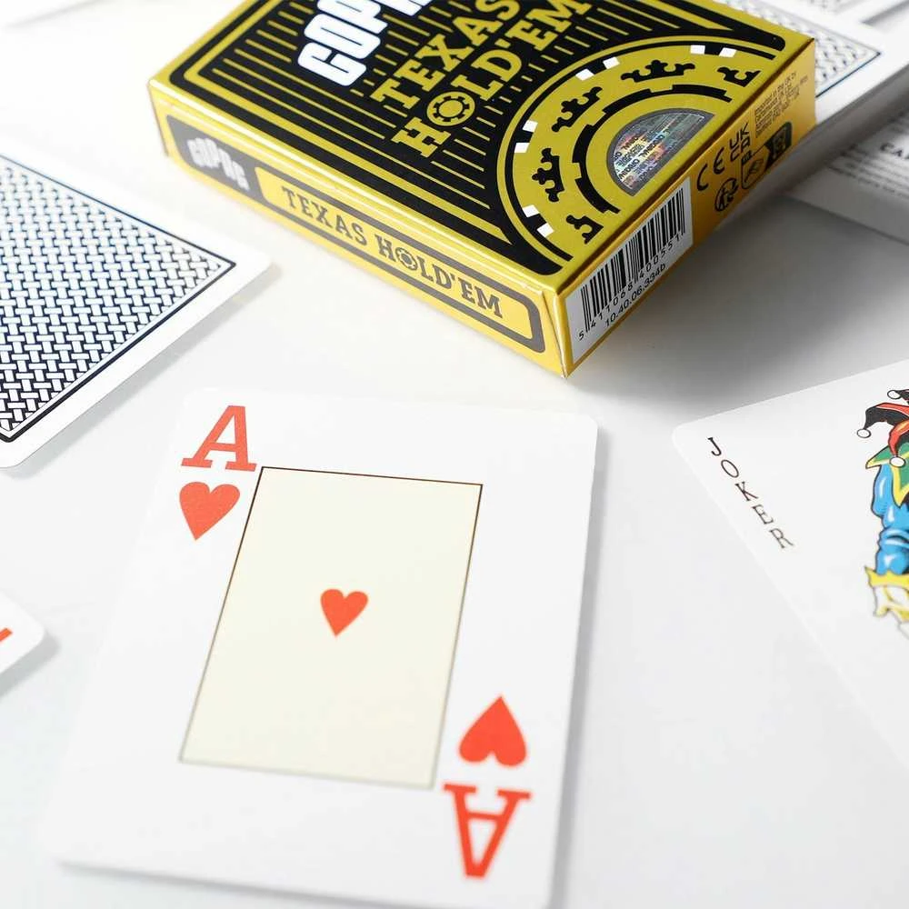 Copag Texas Holdem Pokerio Kortos (Juodos)