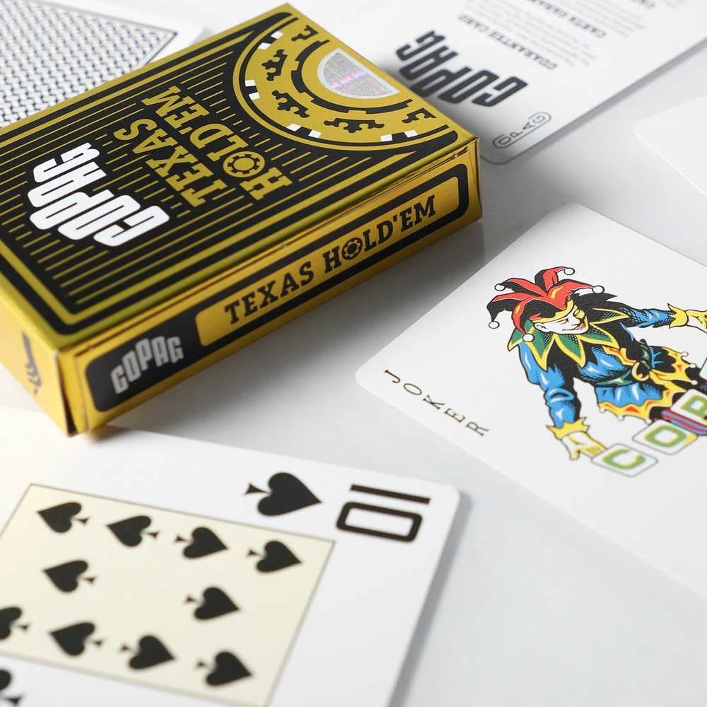 Copag Texas Holdem Pokerio Kortos (Juodos)
