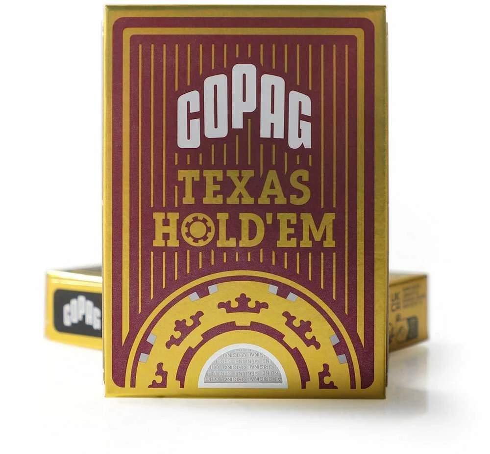 Copag Texas Holdem Pokerio Kortos (Juodos)