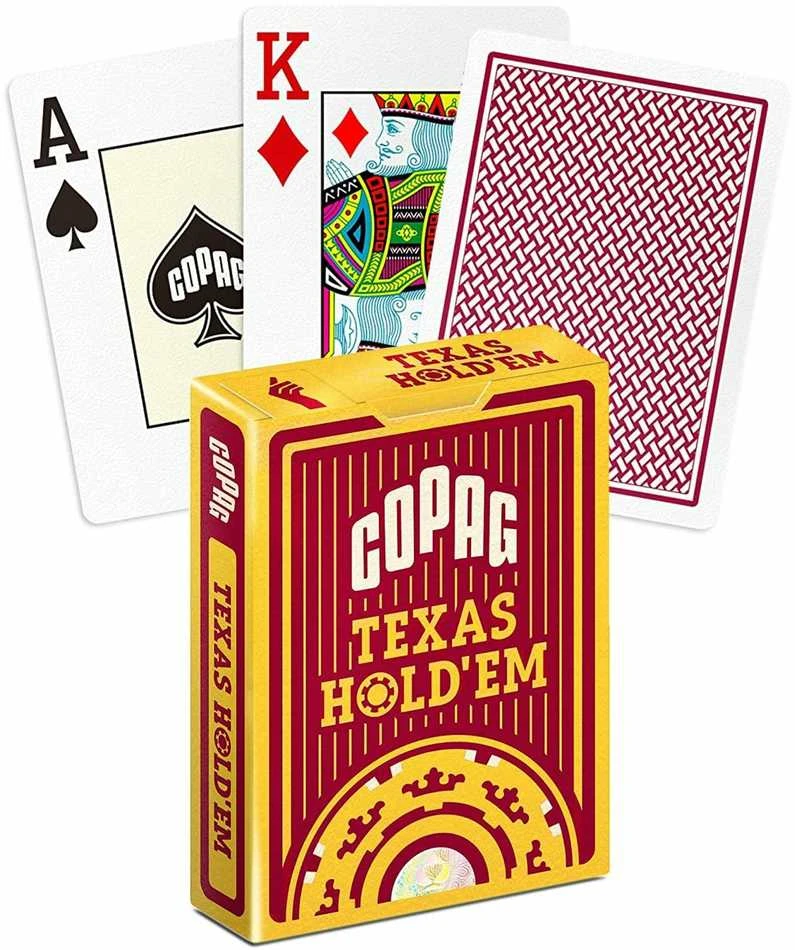 Copag Texas Holdem Pokerio Kortos (Juodos)