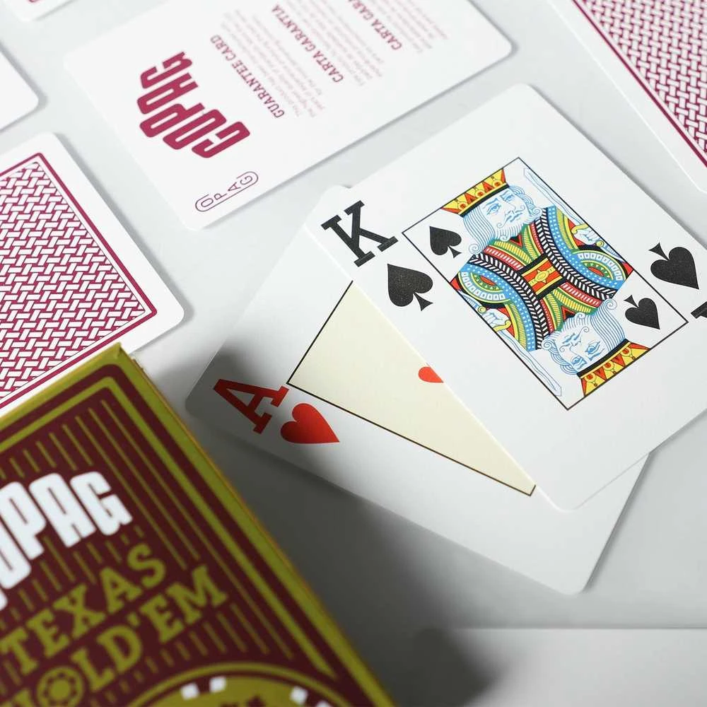 Copag Texas Holdem Pokerio Kortos (Juodos)