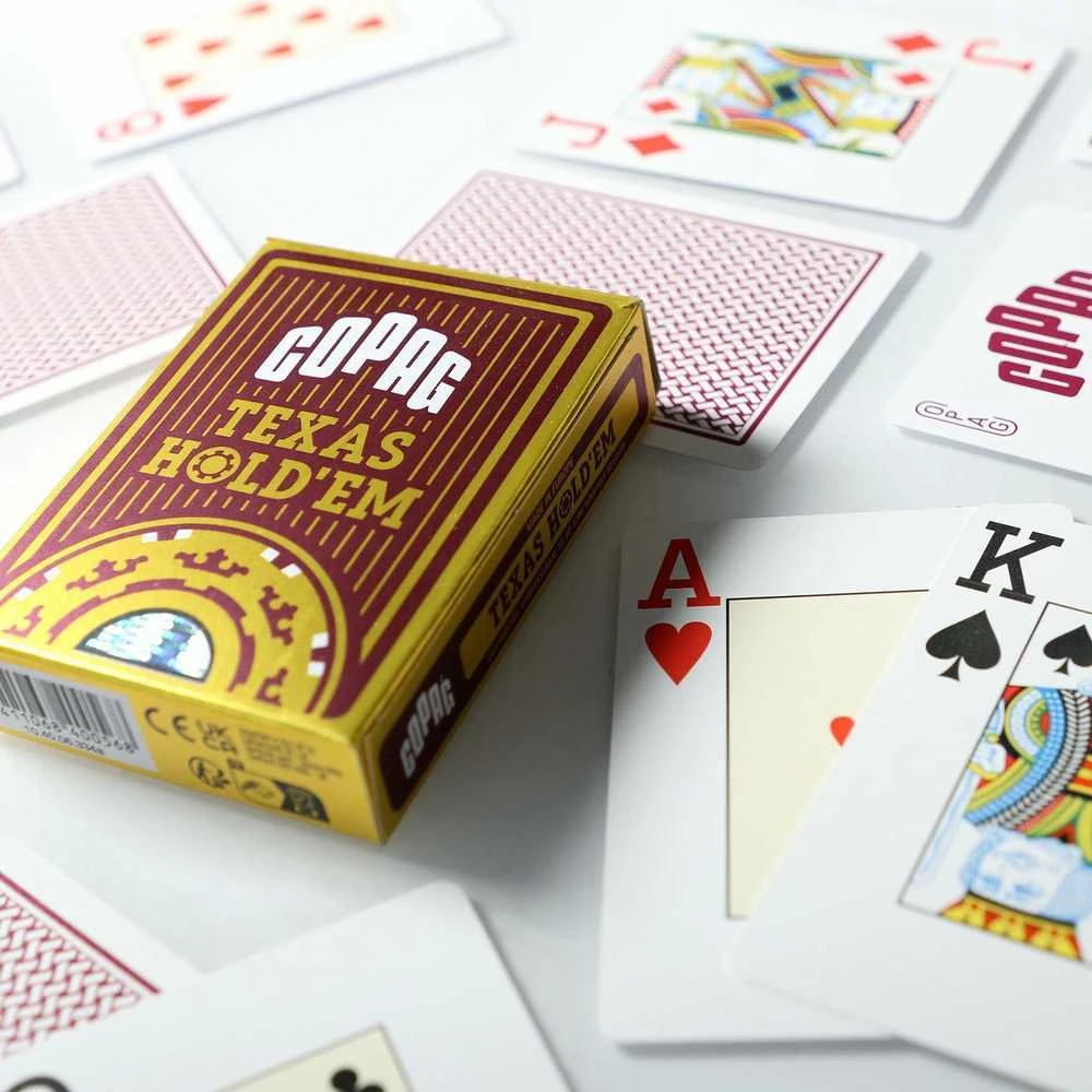 Copag Texas Holdem Pokerio Kortos (Juodos)