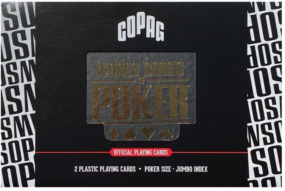 Copag Wsop Jumbo Index Double Plastic Žaidimo Kortos