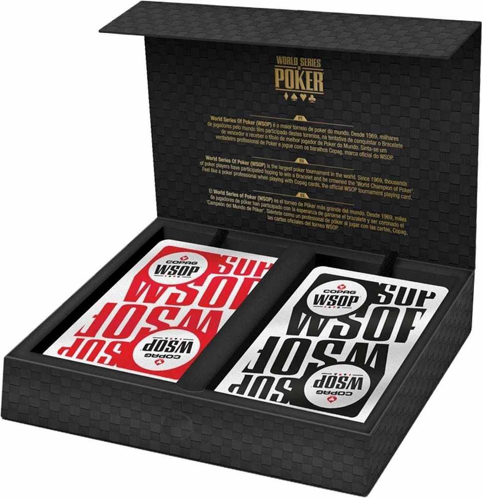 Copag Wsop Jumbo Index Double Plastic Žaidimo Kortos