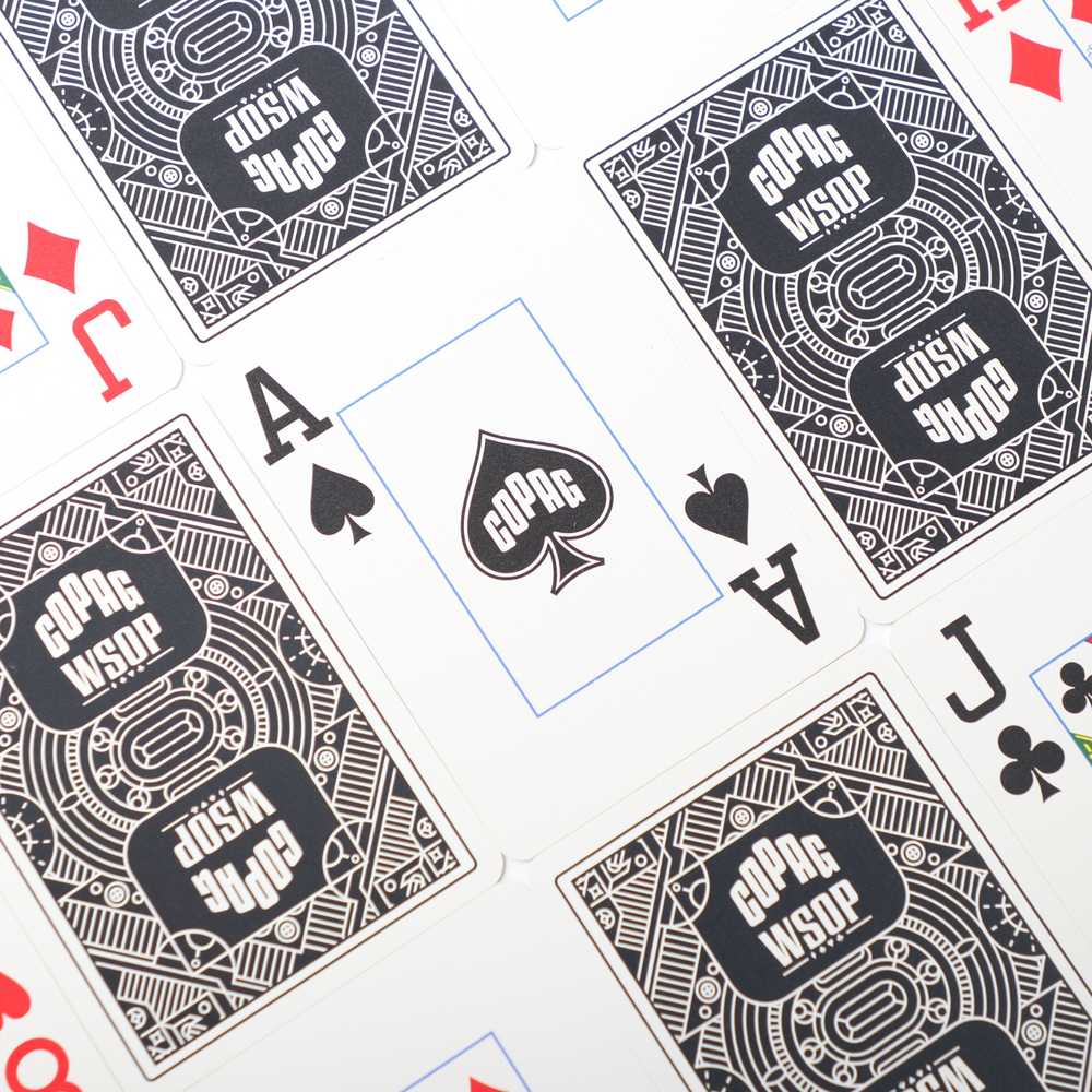 Copag Wsop Jumbo Index Double Plastic Žaidimo Kortos