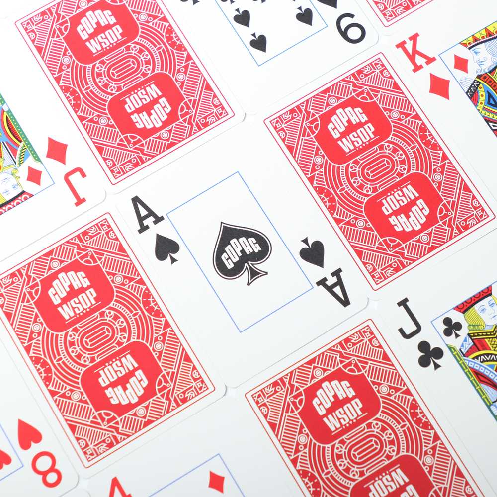 Copag Wsop Jumbo Index Double Plastic Žaidimo Kortos