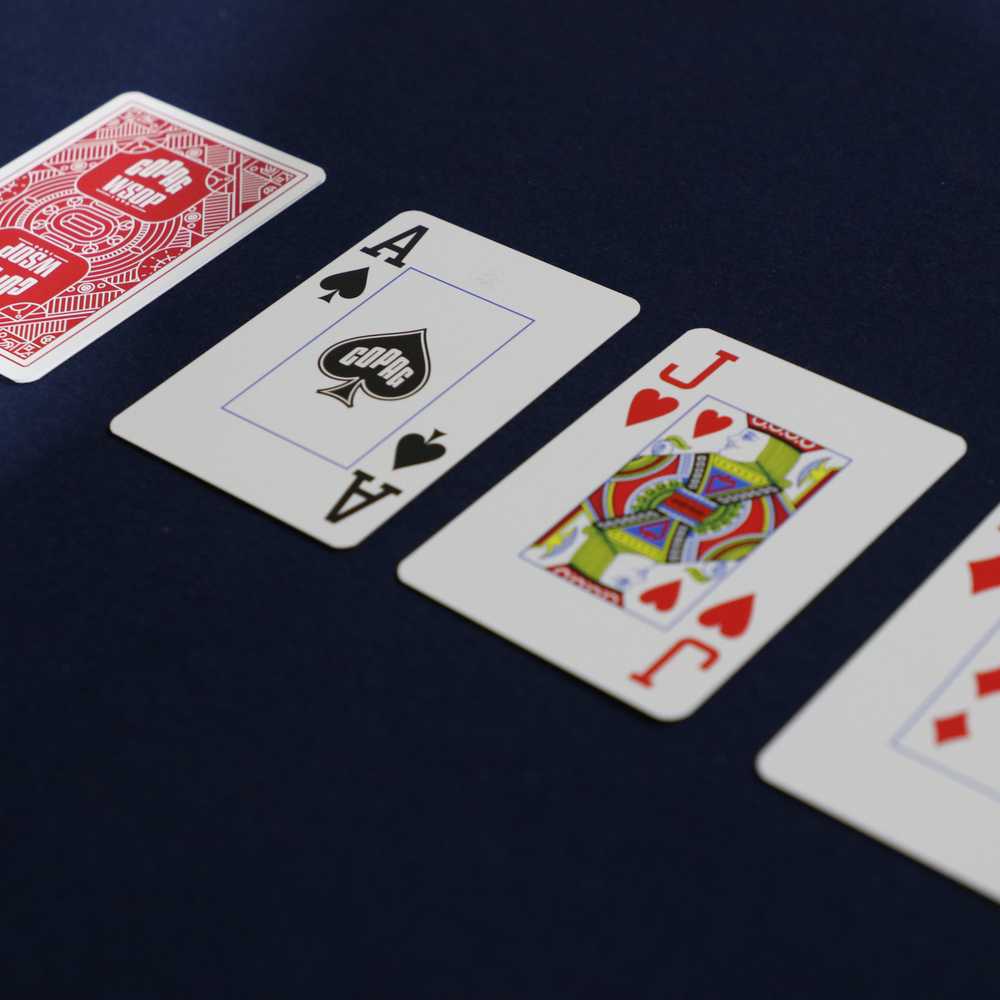 Copag Wsop Jumbo Index Double Plastic Žaidimo Kortos