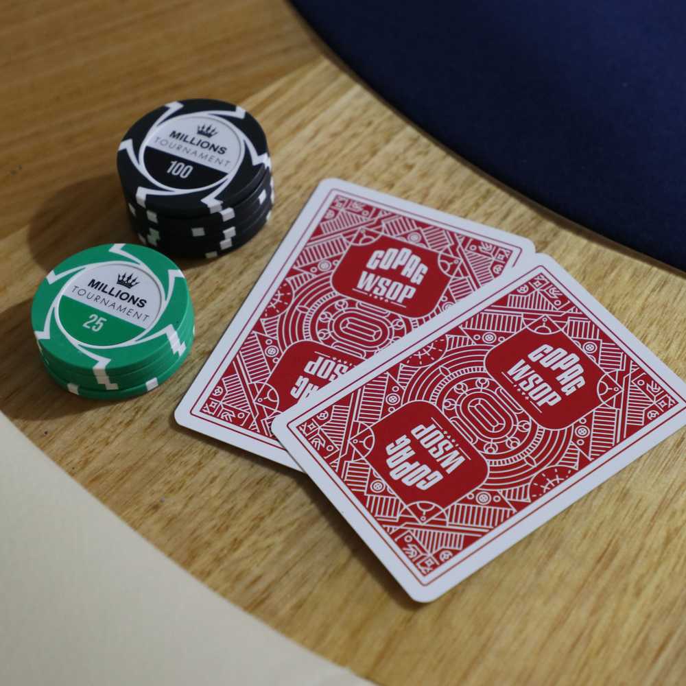 Copag Wsop Jumbo Index Double Plastic Žaidimo Kortos
